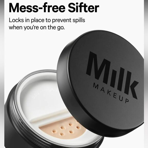 Milk Makeup Medium Matte Translucent Pore Eclipse Setting Powder New FullSz - Picture 2 of 16